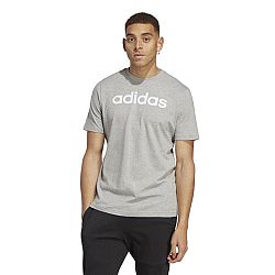 ADIDAS Pánske tričko na fitnes sivé šedá XL