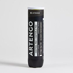 ARTENGO Tenisové loptičky Control Pro *4 žlté