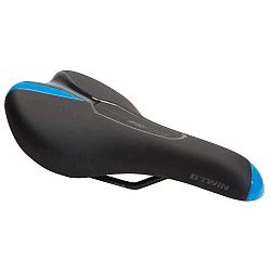 BTWIN Sedlo Sport Confort 500 Modré