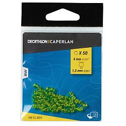 CAPERLAN Žlté koráliky na surfcasting 4 mm žltá