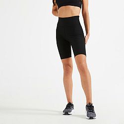 DOMYOS DÁMSKE LEGÍNY 100 NA FITNESS čierne 2XL