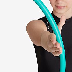 DOMYOS Obruč na modernú gymnastiku 65 cm zelená