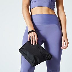 DOMYOS Taštička do batoha na fitnes čierna