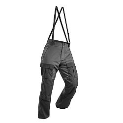 FORCLAZ Nepremokavé hrejivé nohavice na treking Artic 900 unisex čierna L