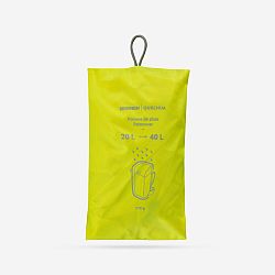 FORCLAZ Pláštenka na turistický batoh s objemom 20 - 40 litrov žltá