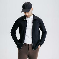 FOUGANZA PÁNSKA MIKINA 500 čierna 2XL