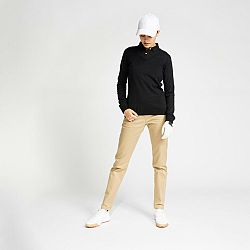 INESIS Dámsky golfový pulóver čierny 2XL