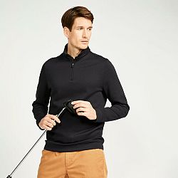 INESIS Pánska mikina MW500 čierna 2XL