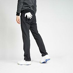 INESIS Pánske zimné golfové nohavice CW500 čierne 2XL