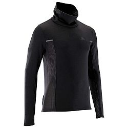 KALENJI Pánska Mikina Run Warm+ čierna