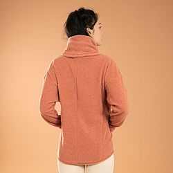 KIMJALY Dámska mikina na jogu hnedá hnedá 2XL