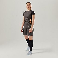 KIPSTA Dámske futbalové šortky čierne šedá L