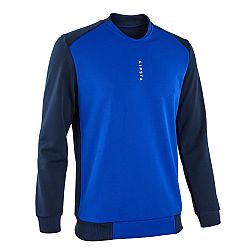 KIPSTA Futbalová bunda T100 tmavomodrá XS