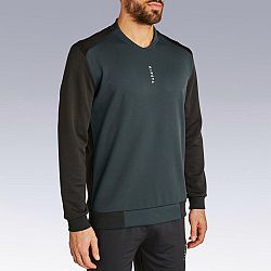 KIPSTA Futbalová mikina T100 čierna XS