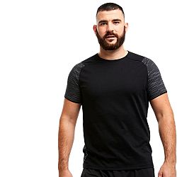 KIPSTA Futbalové tímové tričko T100 čierne 2XL