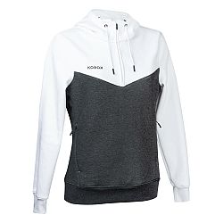 KOROK Dámska mikina FH500 bielo-sivá biela XL