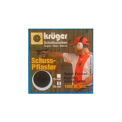 KRUGER Terčové zálepky 19 mm čierne 19 mm