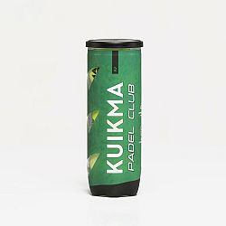KUIKMA Loptičky na padel PB Club tlakované 3 ks