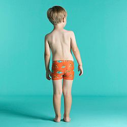NABAIJI Detské boxerkové plavky oranžové oranžová 4-5 r (103-112 cm)
