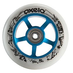 OXELO Koliesko Z Pu 100 mm Biele