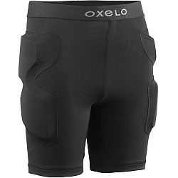 OXELO Ochranné šortky Ps100 čierne