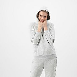 PUMA Dámska mikina s kapucňou sivá šedá S