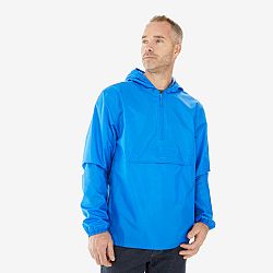 QUECHUA Bunda Raincut s 1/2 zipsom modrá M