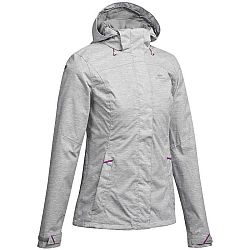 QUECHUA Dámska Bunda Mh100 Sivá