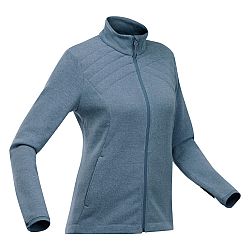 QUECHUA Dámska turistická mikina NH150 šedá 2XL