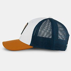 QUECHUA Detská šiltovka MH100 Trucker biela