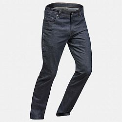 QUECHUA Pánske džínsové nohavice NH500 modrá M (L33)