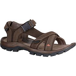 QUECHUA Pánske Sandále Nh120 Hnedé