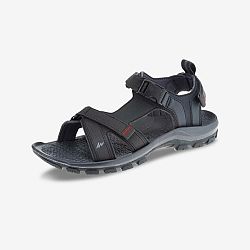 QUECHUA Pánske turistické sandále NH500 šedá 44