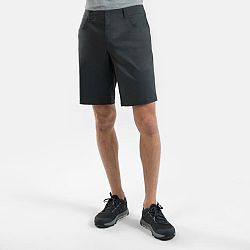 QUECHUA Pánske turistické šortky NH100 šedá 2XL