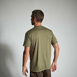 SOLOGNAC Tričko 100 odolné zelené khaki 2XL