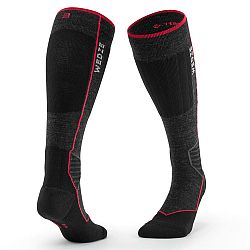 WEDZE Lyžiarske ponožky 900 Wool čierne 41-43