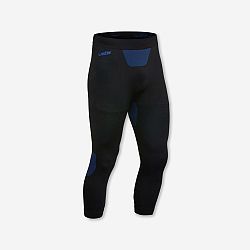 WEDZE Pánske lyžiarske spodné nohavice 580 I-Soft čierno-modré čierna M