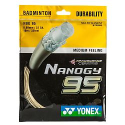 YONEX Bedmintonový výplet Nanogy 95 biely .