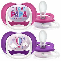 Avent Ultra Air Animals slon/tučniak ružová/lila