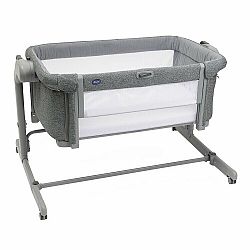 CHICCO Postieľka Next2Me Magic Evo - Grey Mist