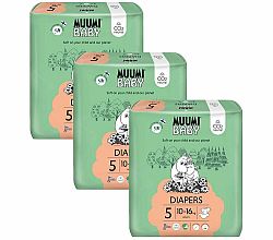 MUUMI Baby 5 Maxi+ 10-16 kg (66 ks), eko plienky