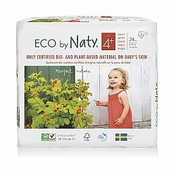 Naty Eko plienky Maxi+ 9-20 kg 24 ks