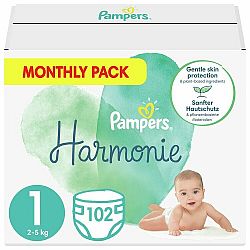 PAMPERS Harmonie 1 2-5 kg 102 ks