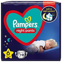 Pampers Night Pants 6 15 kg+ 19 Ks