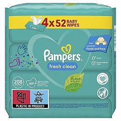 PAMPERS Obrúsky vlhčené Fresh Clean 4x52ks