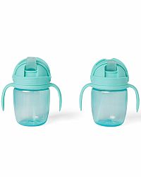 SKIP HOP Hrnček rastúci Sip-to-Straw Teal 6m+