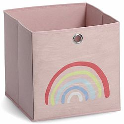 Sconto Detský úložný box ROSY RAINBOW ružová