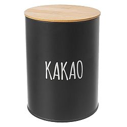 Sconto Dóza na kakao BLACK čierna/bambus