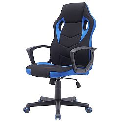 Sconto Herné kreslo DOKOR červená/čierna