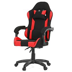 Sconto Herné kreslo VIGO sivá/čierna
